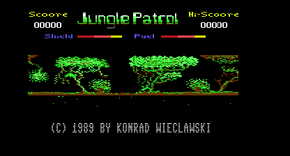 Jungle Patrol Title Screen